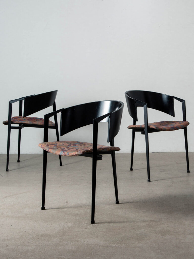 Dining Chair for Castelijn in Wood , Fabric and Steel