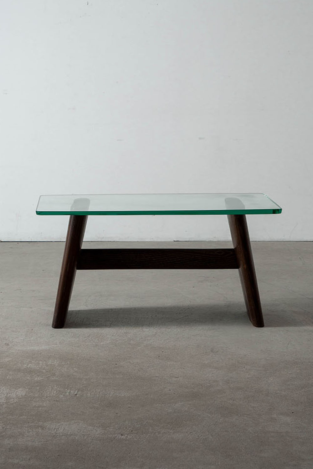 Coffee Table for Valabrega in Glass and Oak