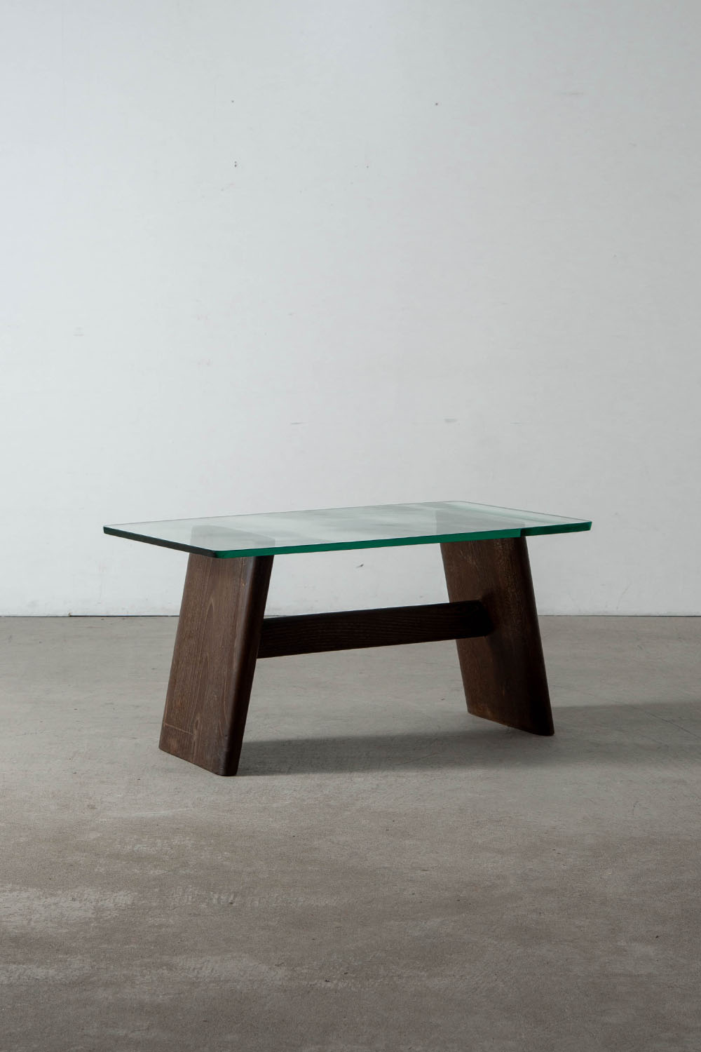 Coffee Table for Valabrega in Glass and Oak