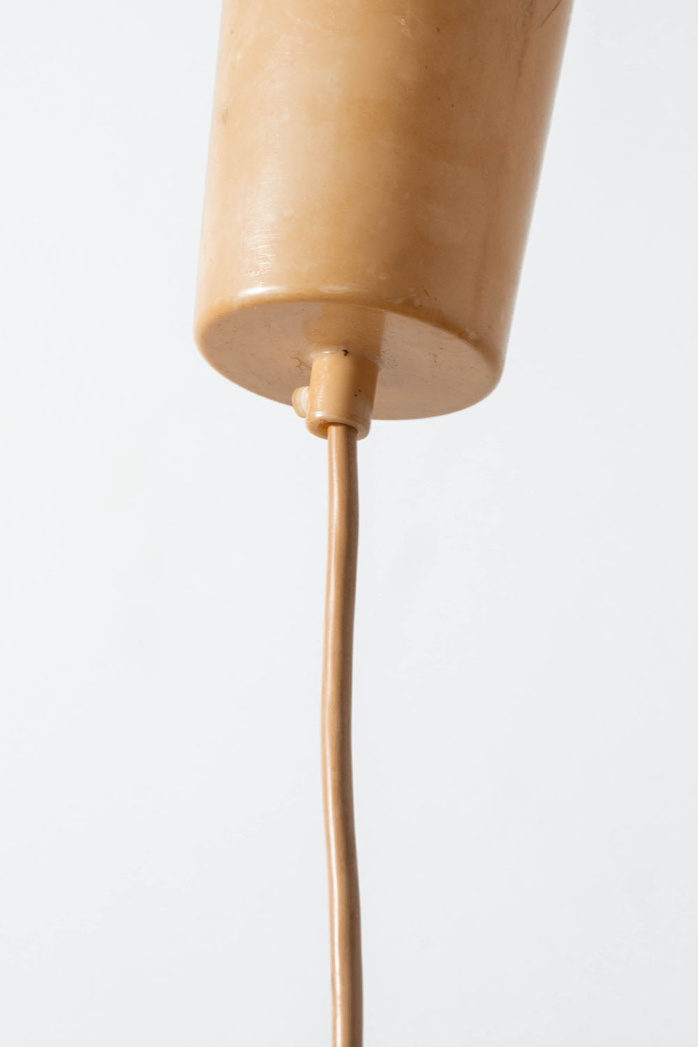 Pendant Lamp in Wood , Rope and Linen