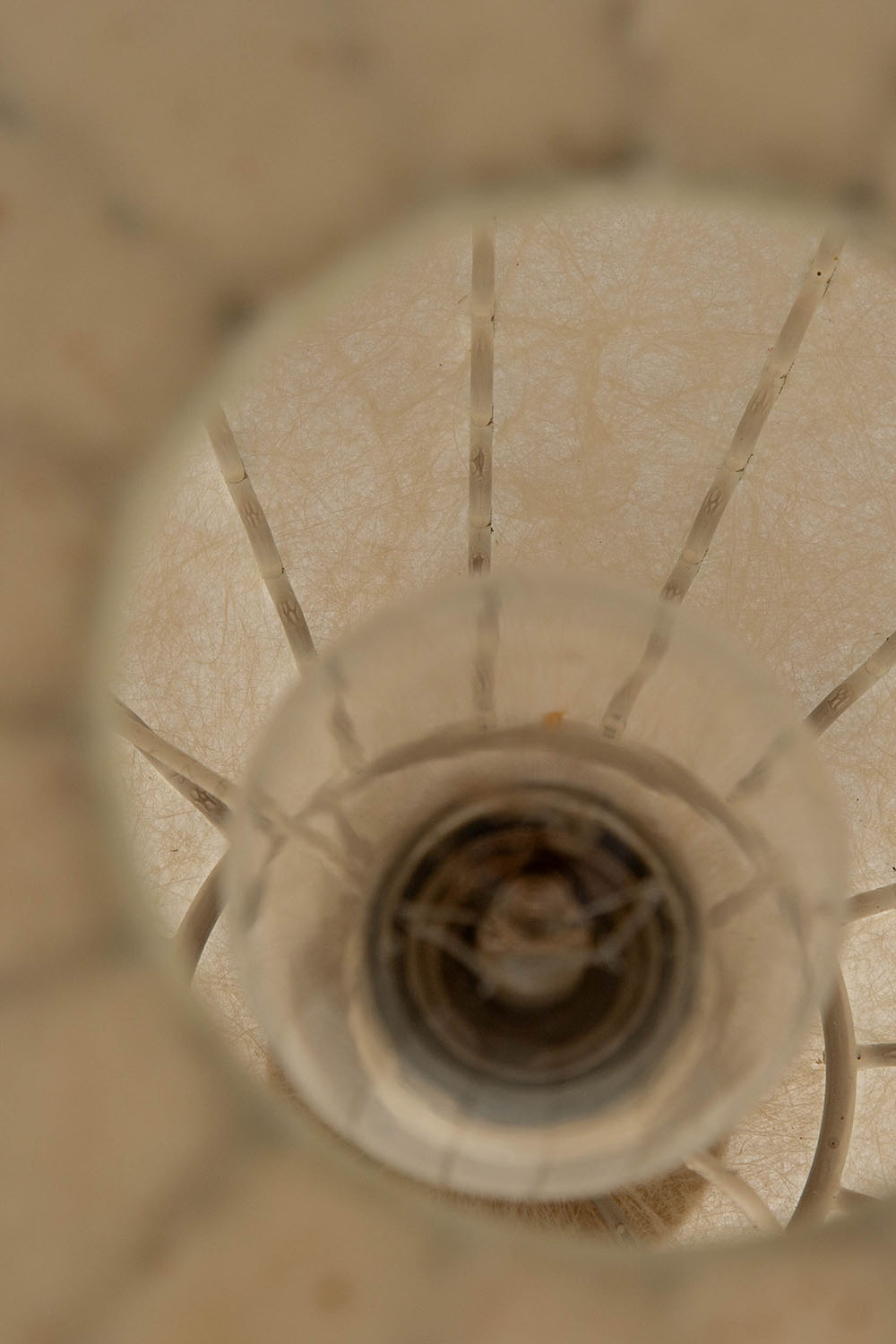 Cocoon Pendant Lamp for Goldkant Leuchten in Resin and Plastic