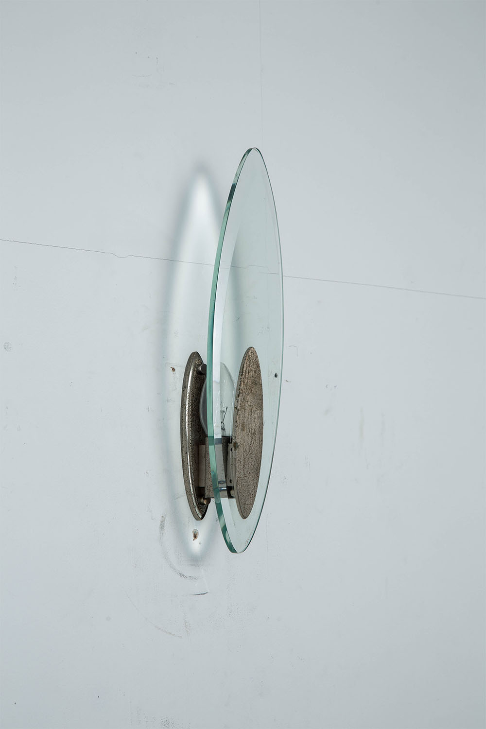 Wall Lamp for LUMI in Glass and Metal
