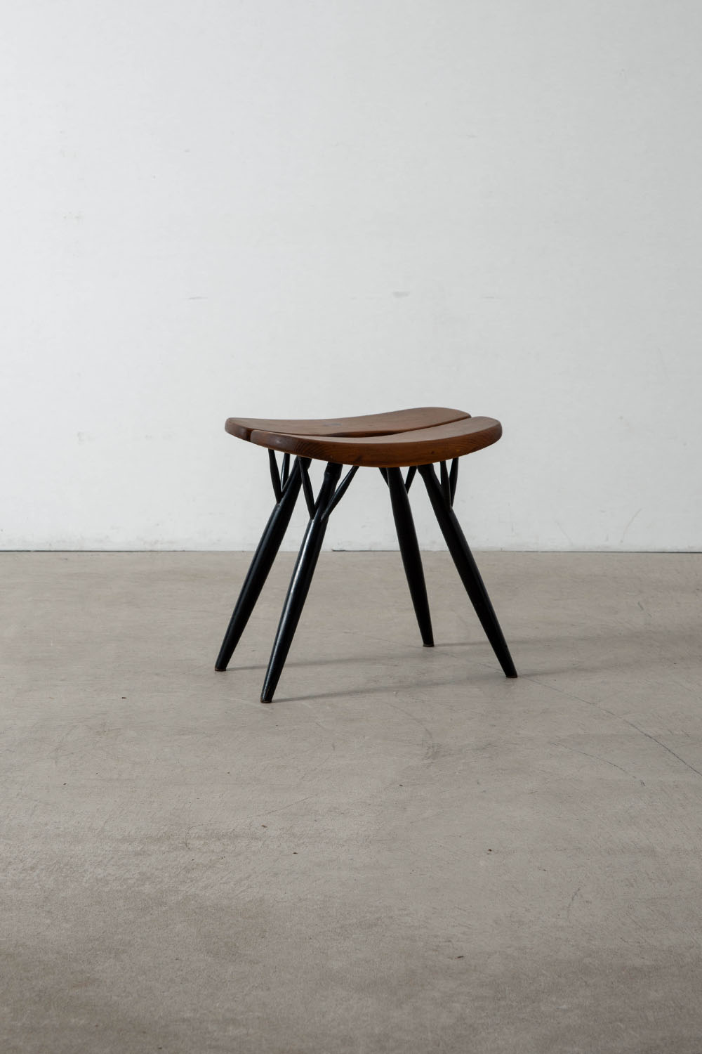 ‘Pirkka’ Stool by Ilmari Tapiovaara for Laukaan Puu in Wood