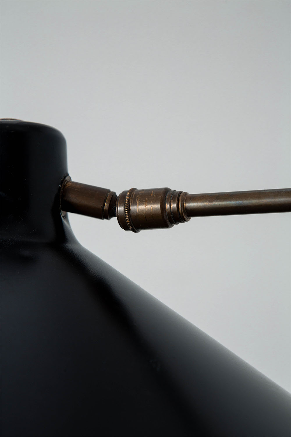 Wall Lamp in Steel and Brass