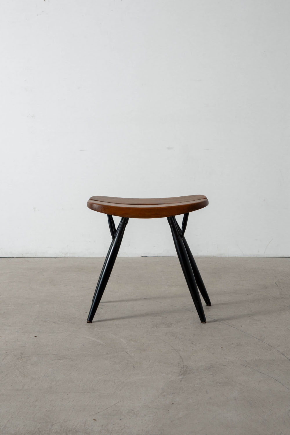 ‘Pirkka’ Stool by Ilmari Tapiovaara for Laukaan Puu in Wood