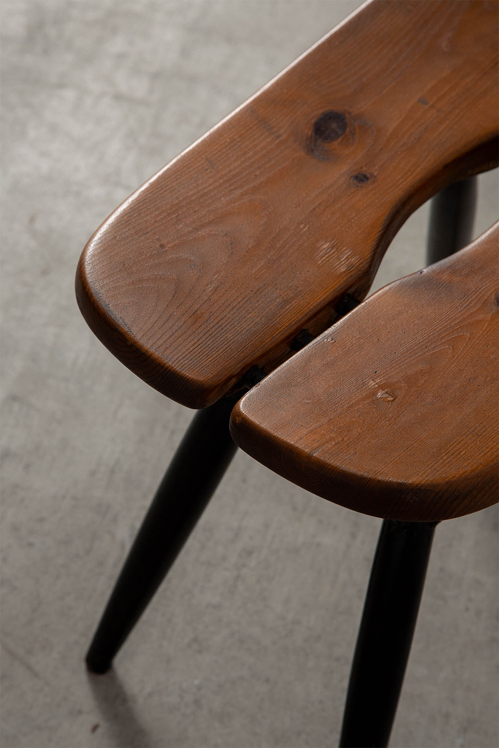 ‘Pirkka’ Stool by Ilmari Tapiovaara for Laukaan Puu in Wood