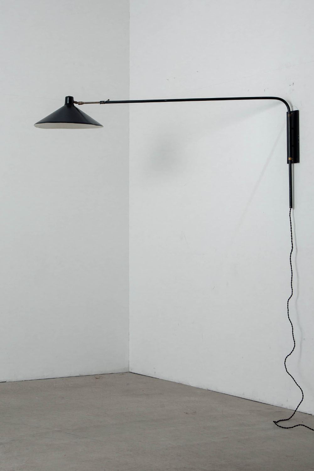 Wall Lamp in Steel and Brass