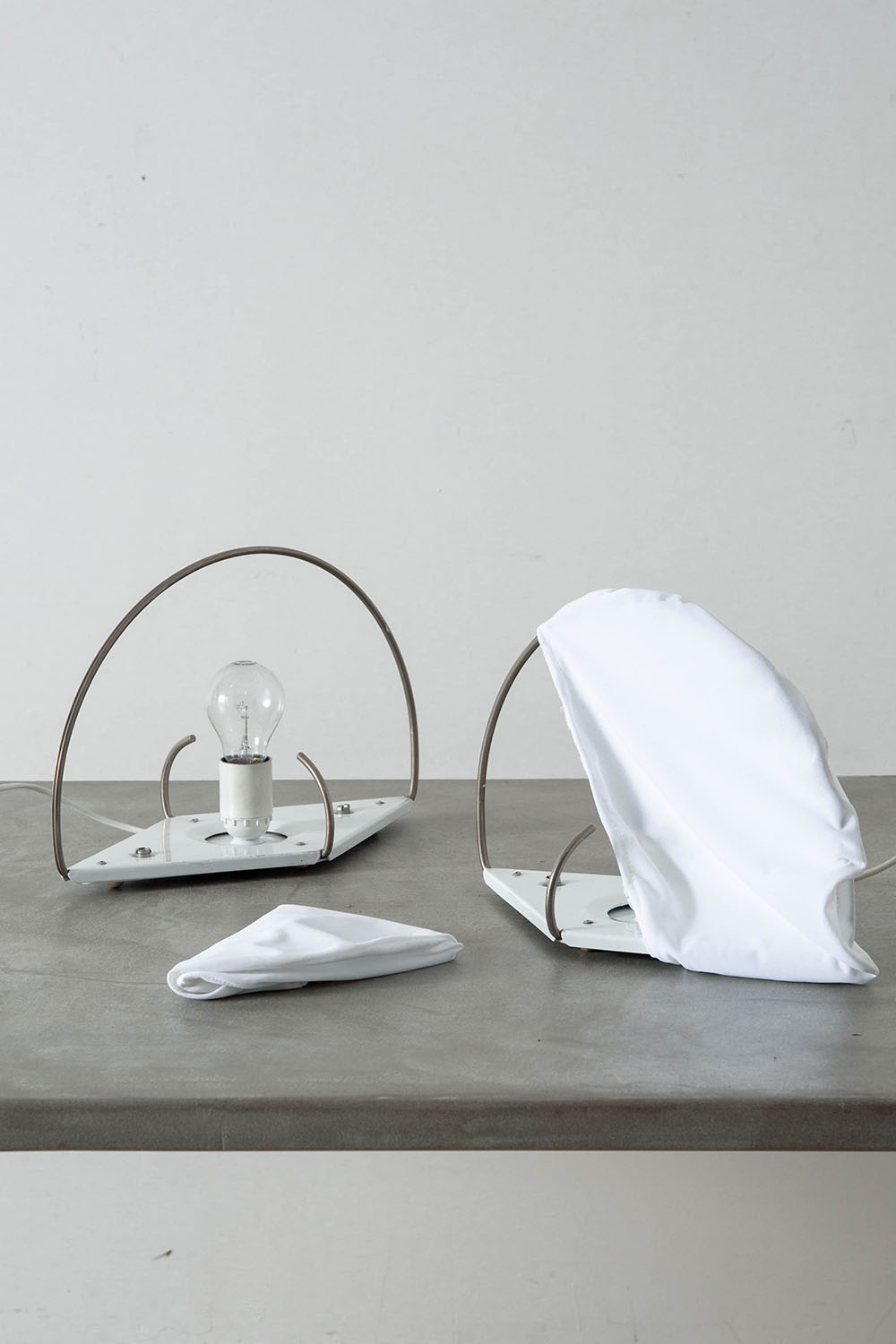 ‘Kaori’ Table Lamp by Kazuhide Takahama for Sirrah in Plastic and Polyester