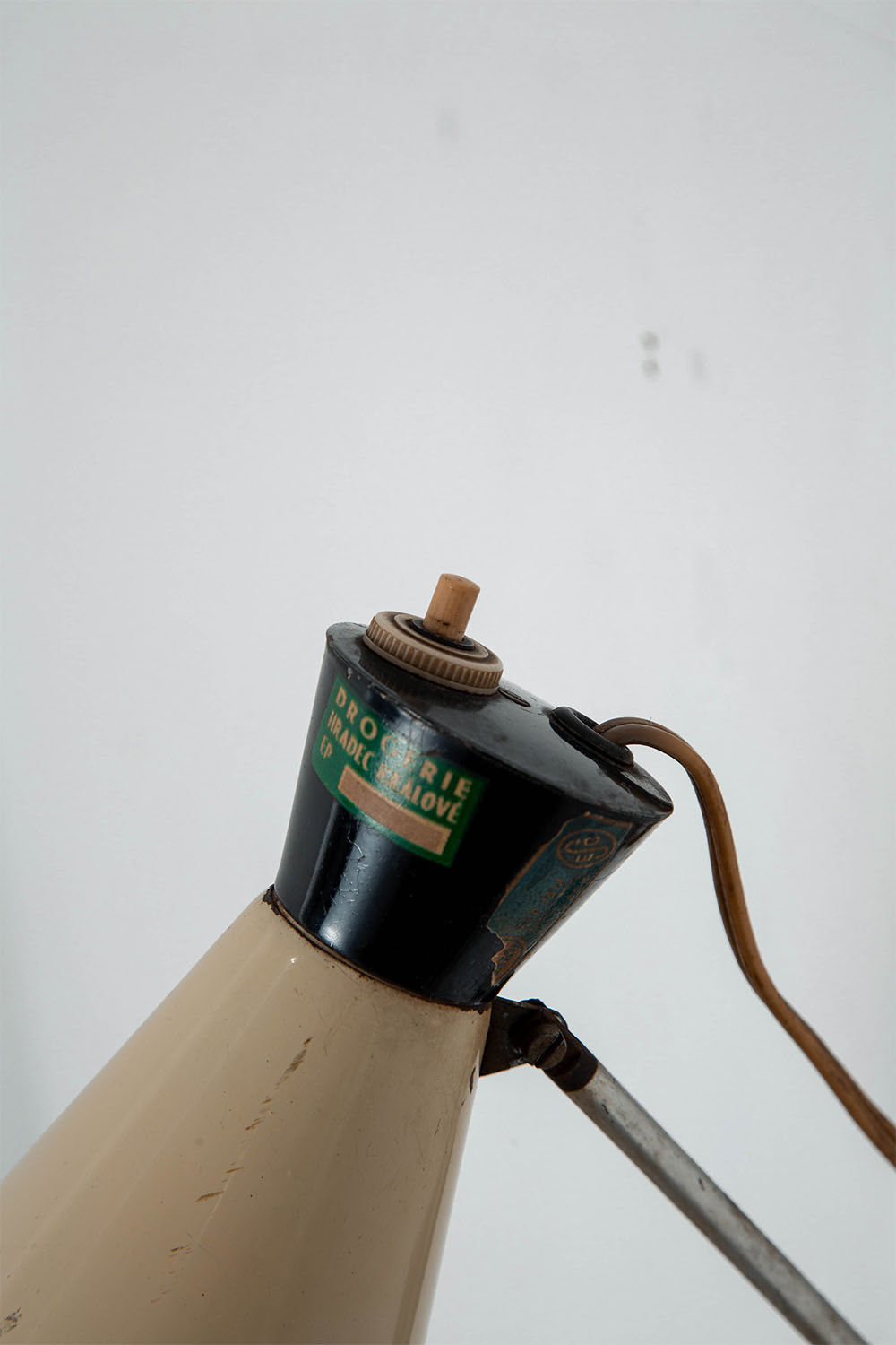 Wall Lamp in Steel and Brass