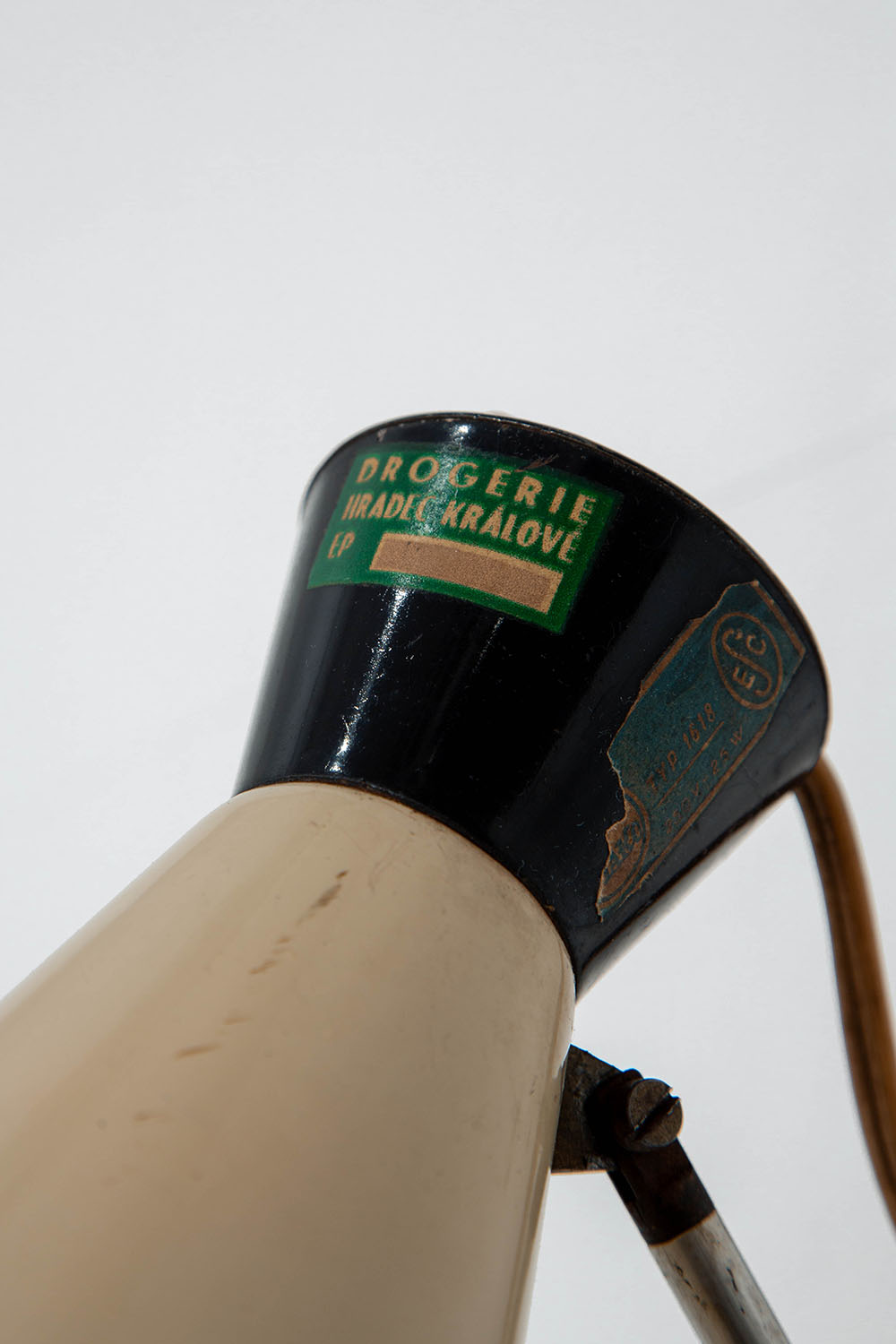 Wall Lamp in Steel and Brass