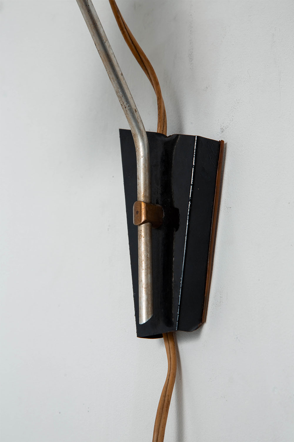 Wall Lamp in Steel and Brass