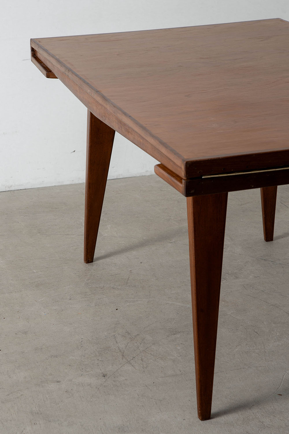 Extension Dining Table by André Sornay in Wood