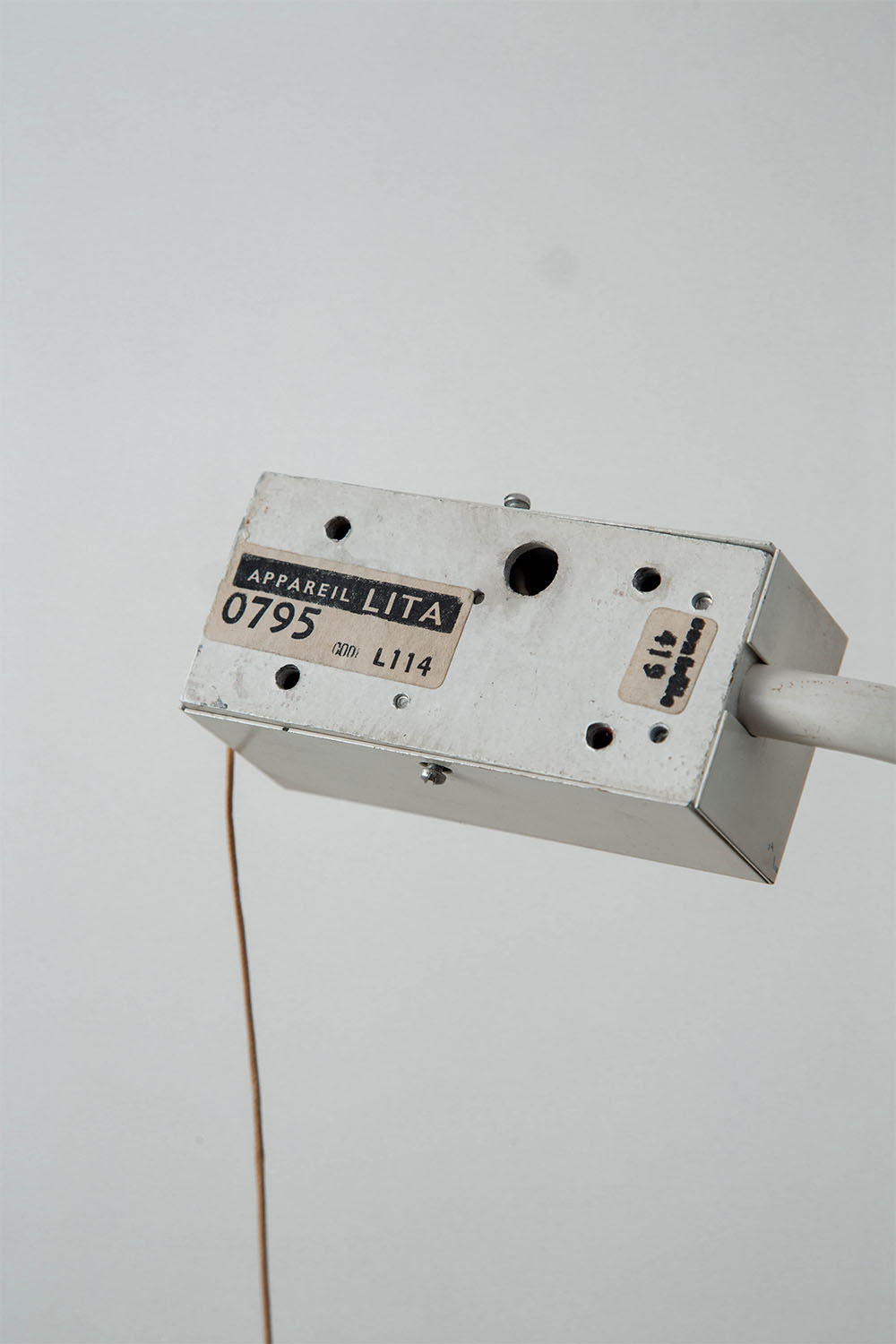 Wall Lamp for LITA in Steel and White