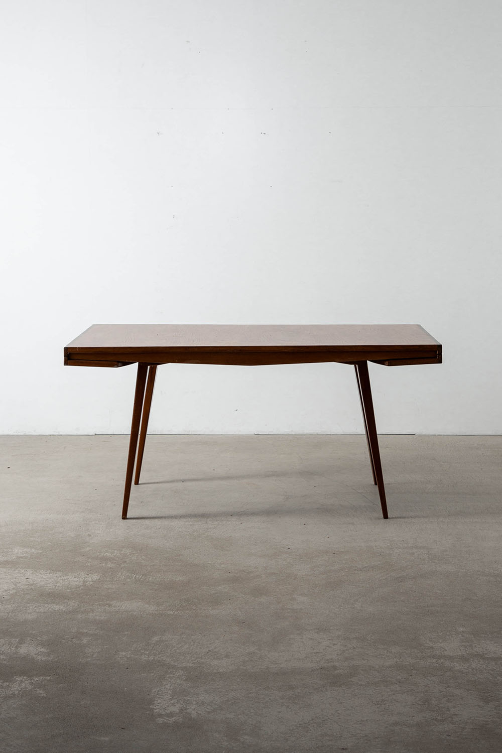 Extension Dining Table by André Sornay in Wood