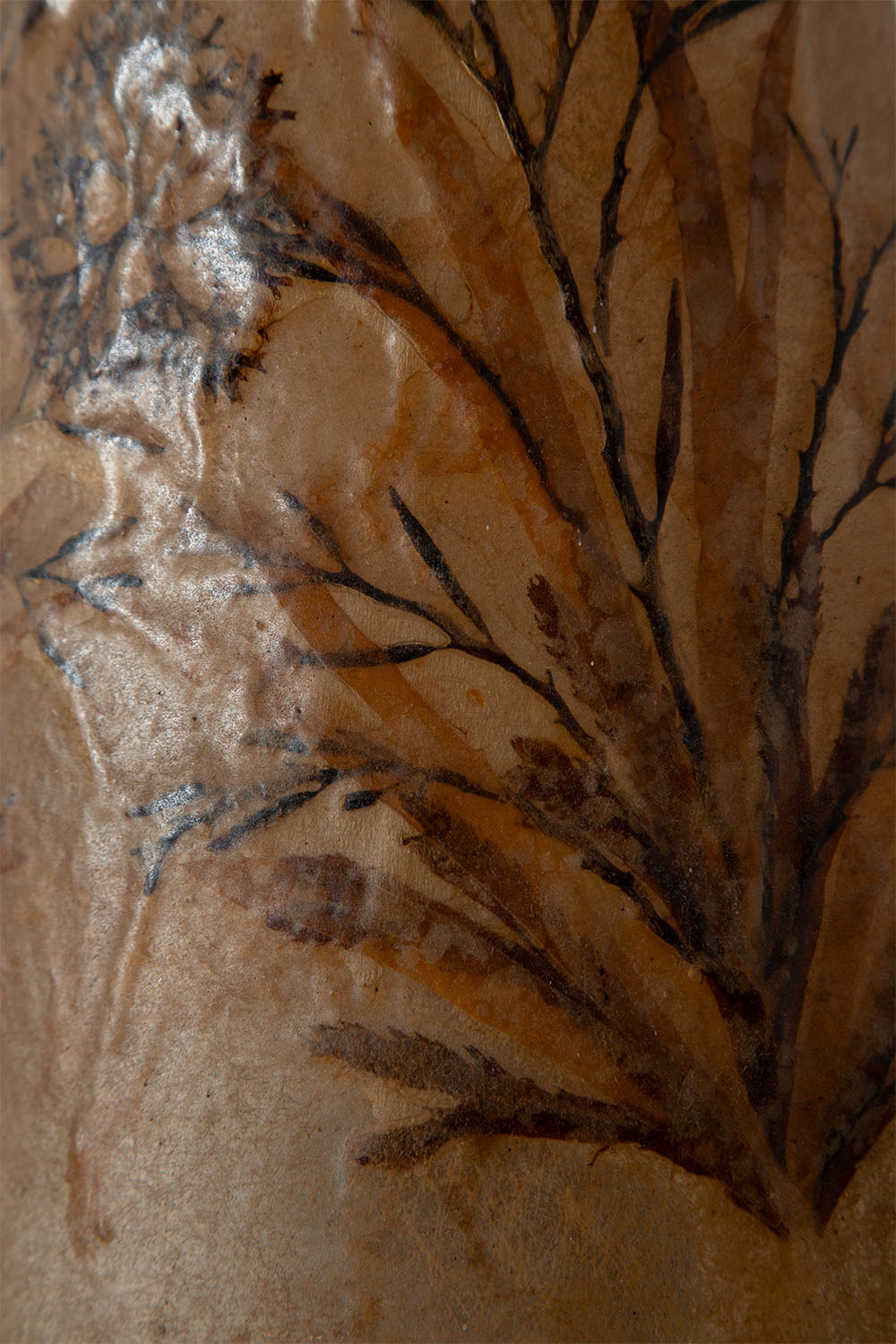 Table Lamp in Stone and Parchment