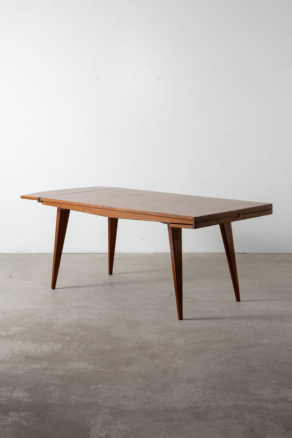 Extension Dining Table by André Sornay in Wood