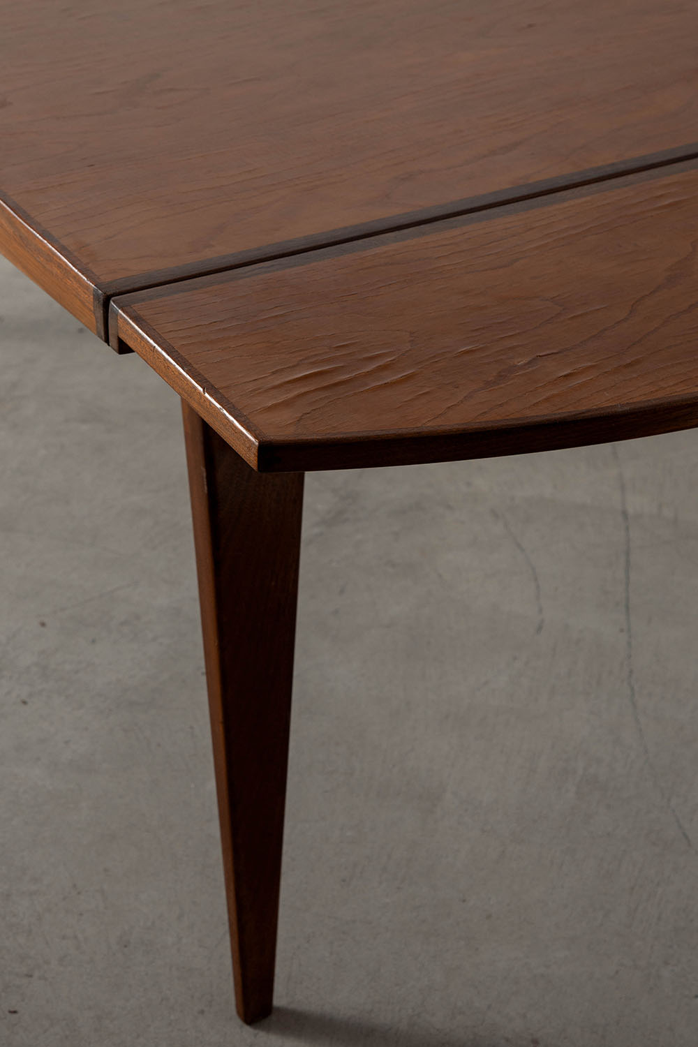 Extension Dining Table by André Sornay in Wood