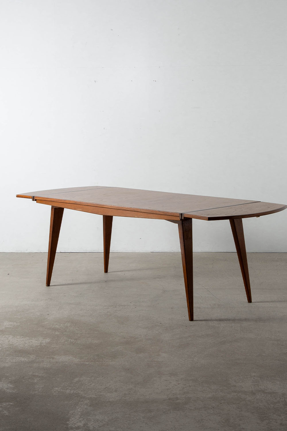 Extension Dining Table by André Sornay in Wood