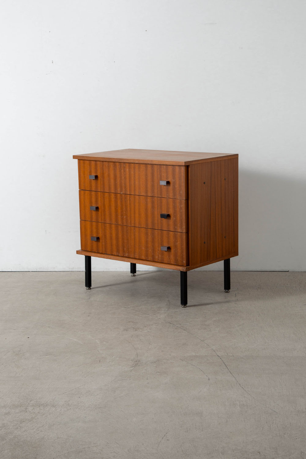 Chest by Antoine Philippon & Jacqueline Lecoq in Teak and Steel