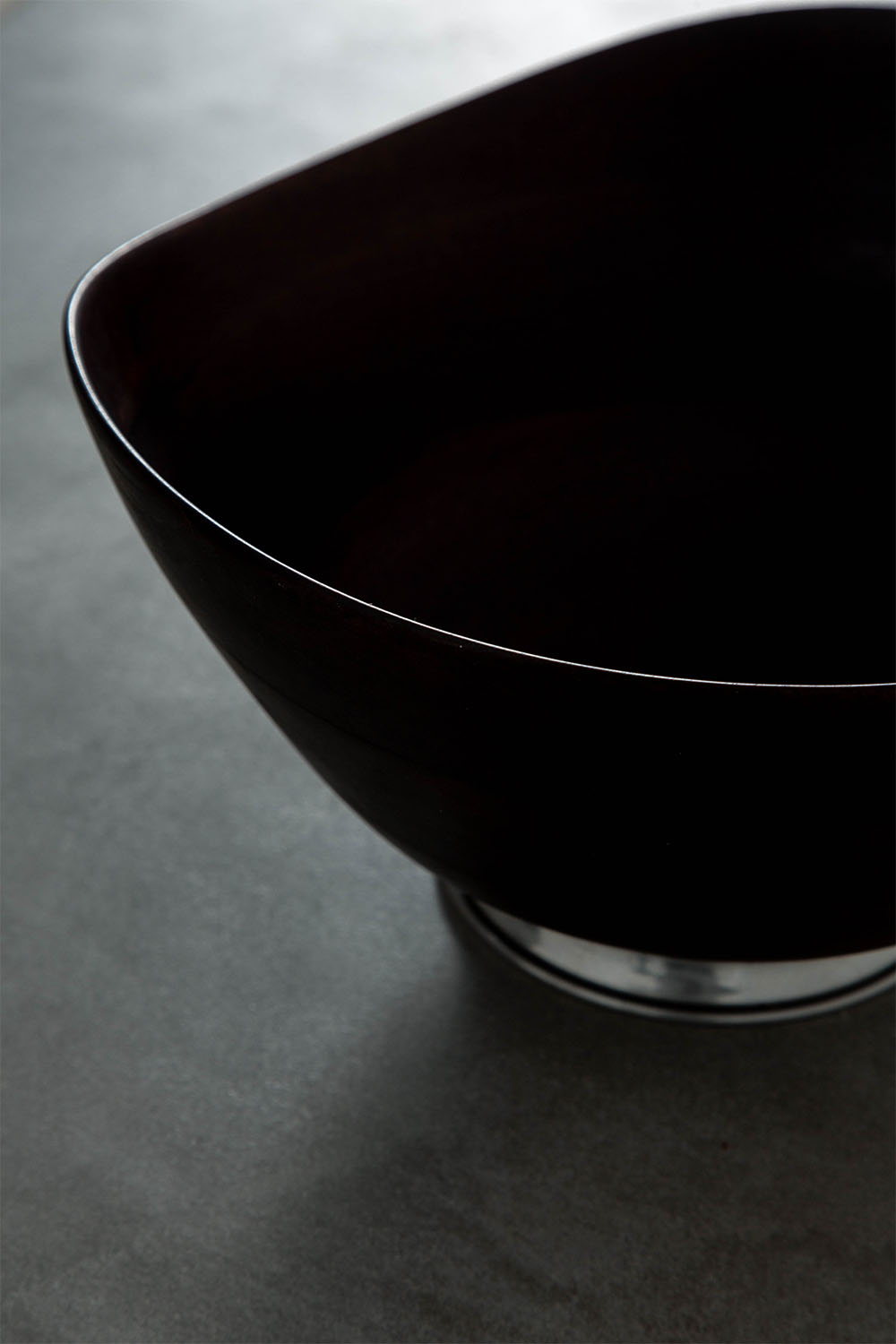 Vintage Bowl in Wood and Metal