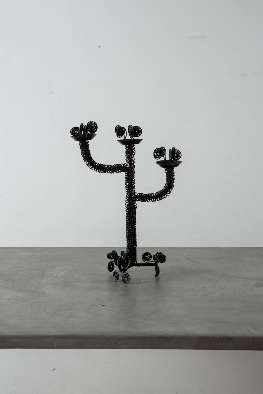 Candle Holder in Black