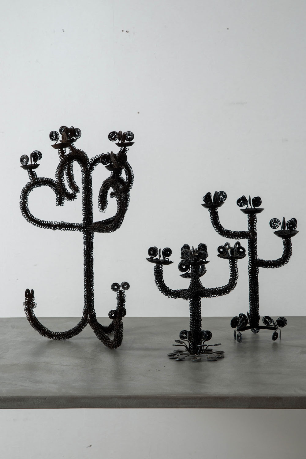 Candle Holder in Black