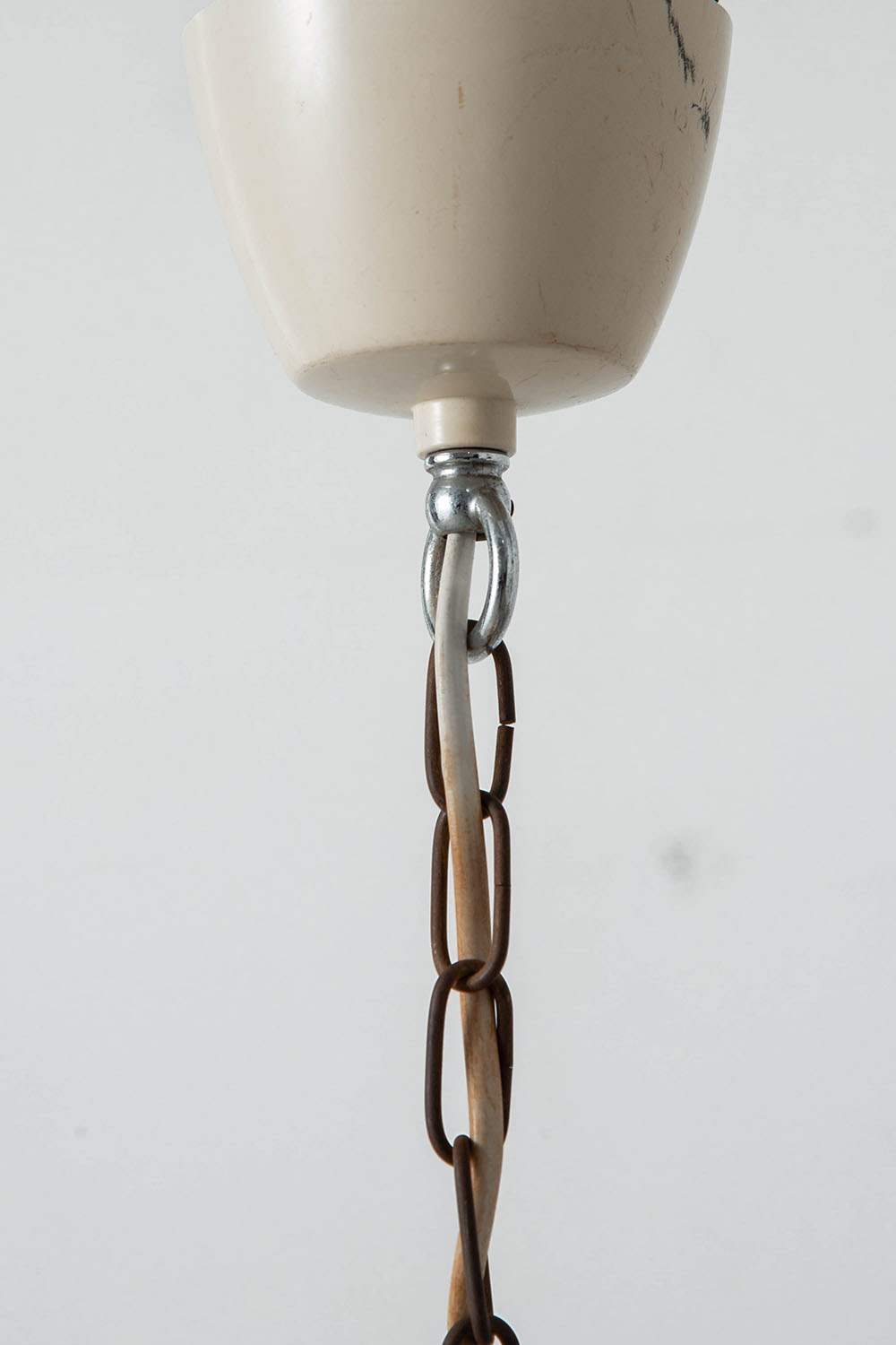 Chandelier by Jan Wickelgren for Aneta in Wood and Fabric