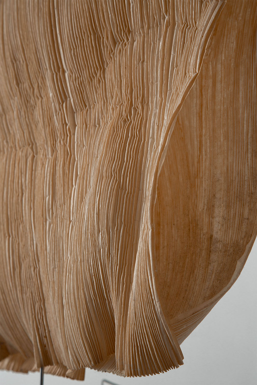 ‘SAMURAI’ Table Lamp by Ingo Maurer and  Dagmar Mombach for Ingo Maurer GmbH in Paper and Steel