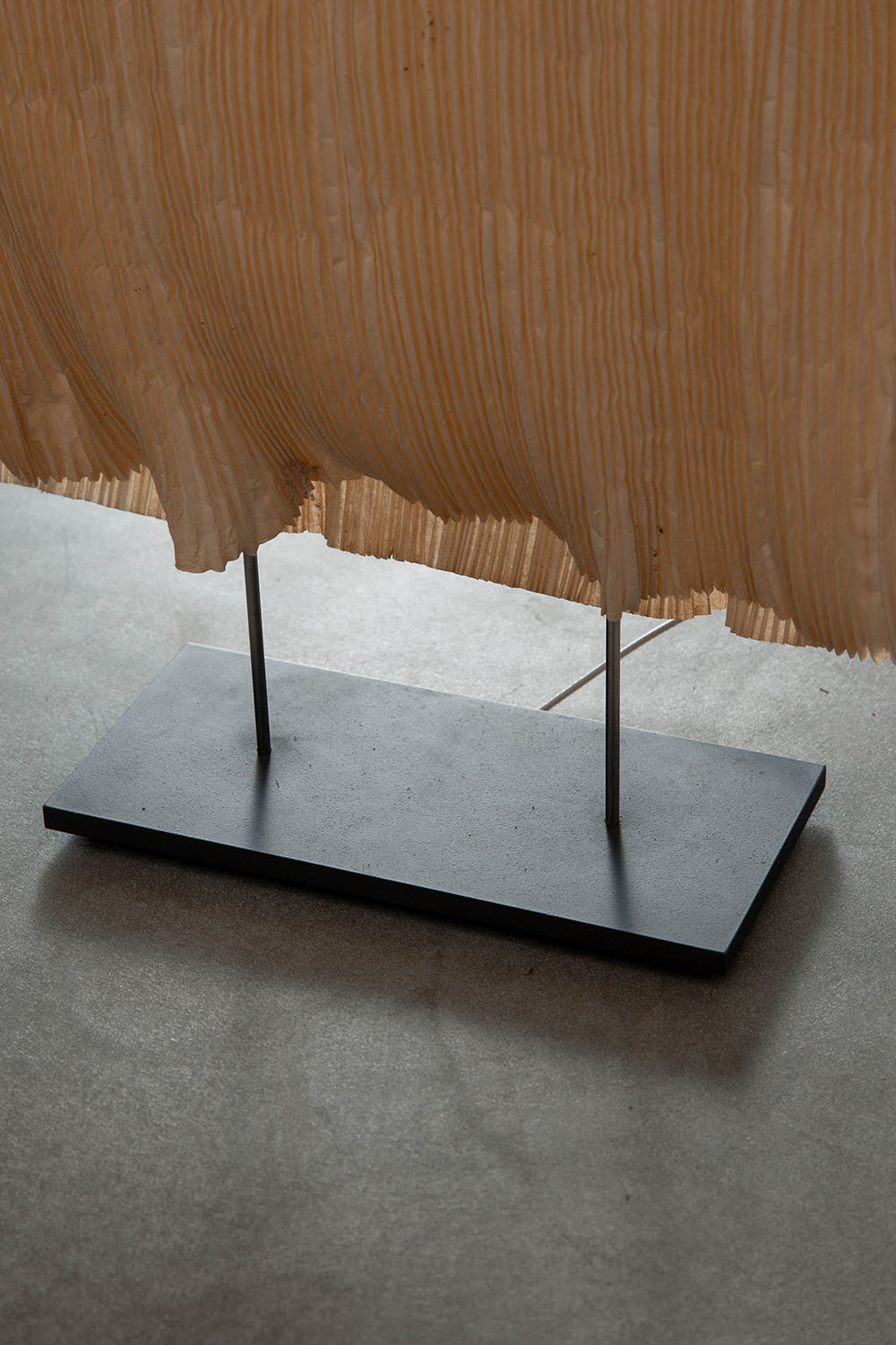 ‘SAMURAI’ Table Lamp by Ingo Maurer and  Dagmar Mombach for Ingo Maurer GmbH in Paper and Steel