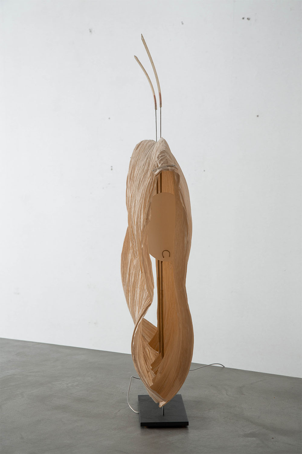 ‘SAMURAI’ Table Lamp by Ingo Maurer and  Dagmar Mombach for Ingo Maurer GmbH in Paper and Steel