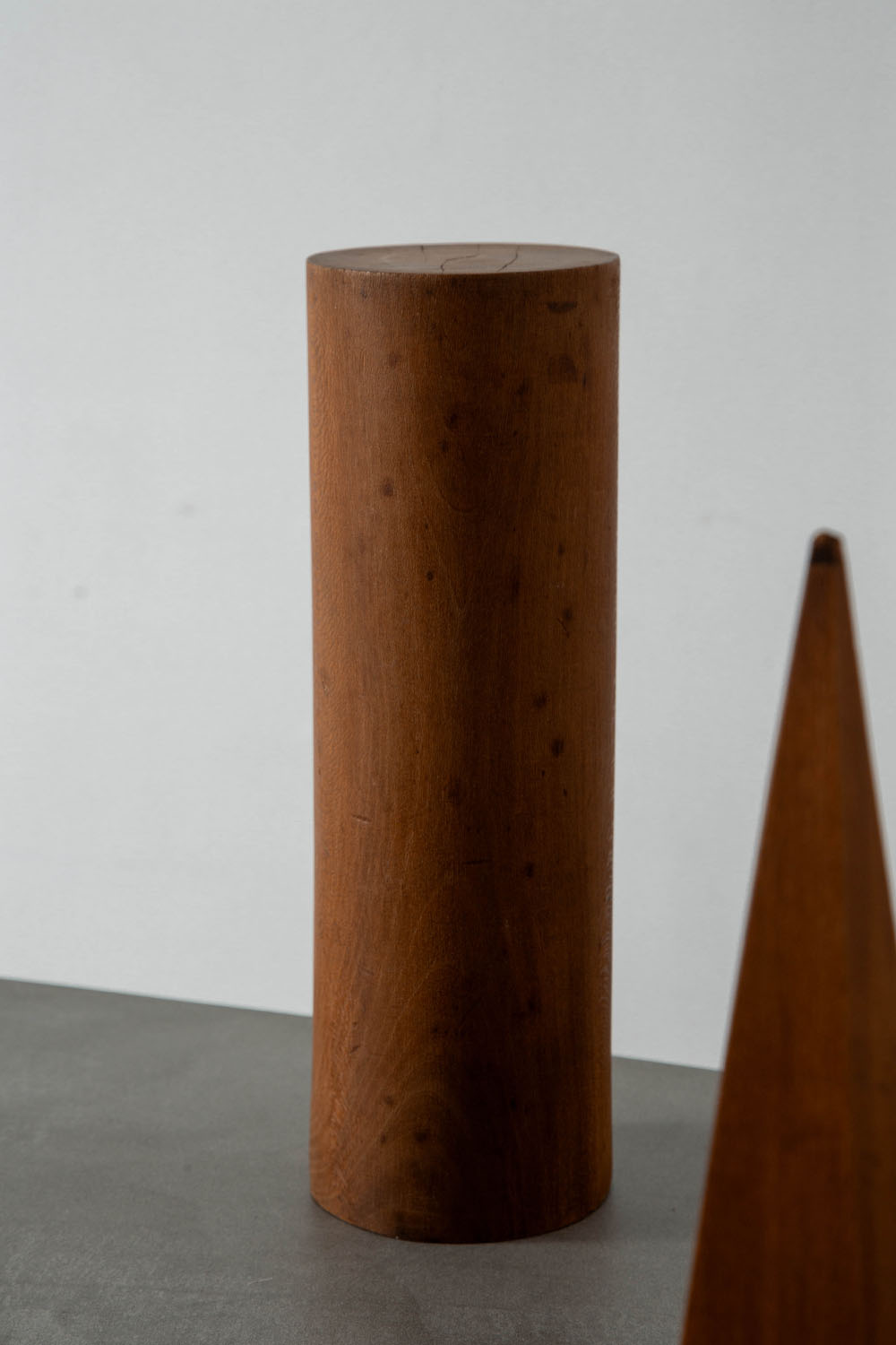 Geometric Shaped Objects Set in Wood