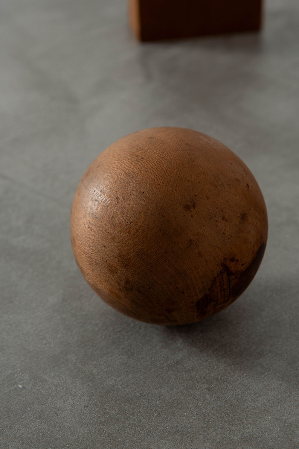 Geometric Shaped Objects Set in Wood