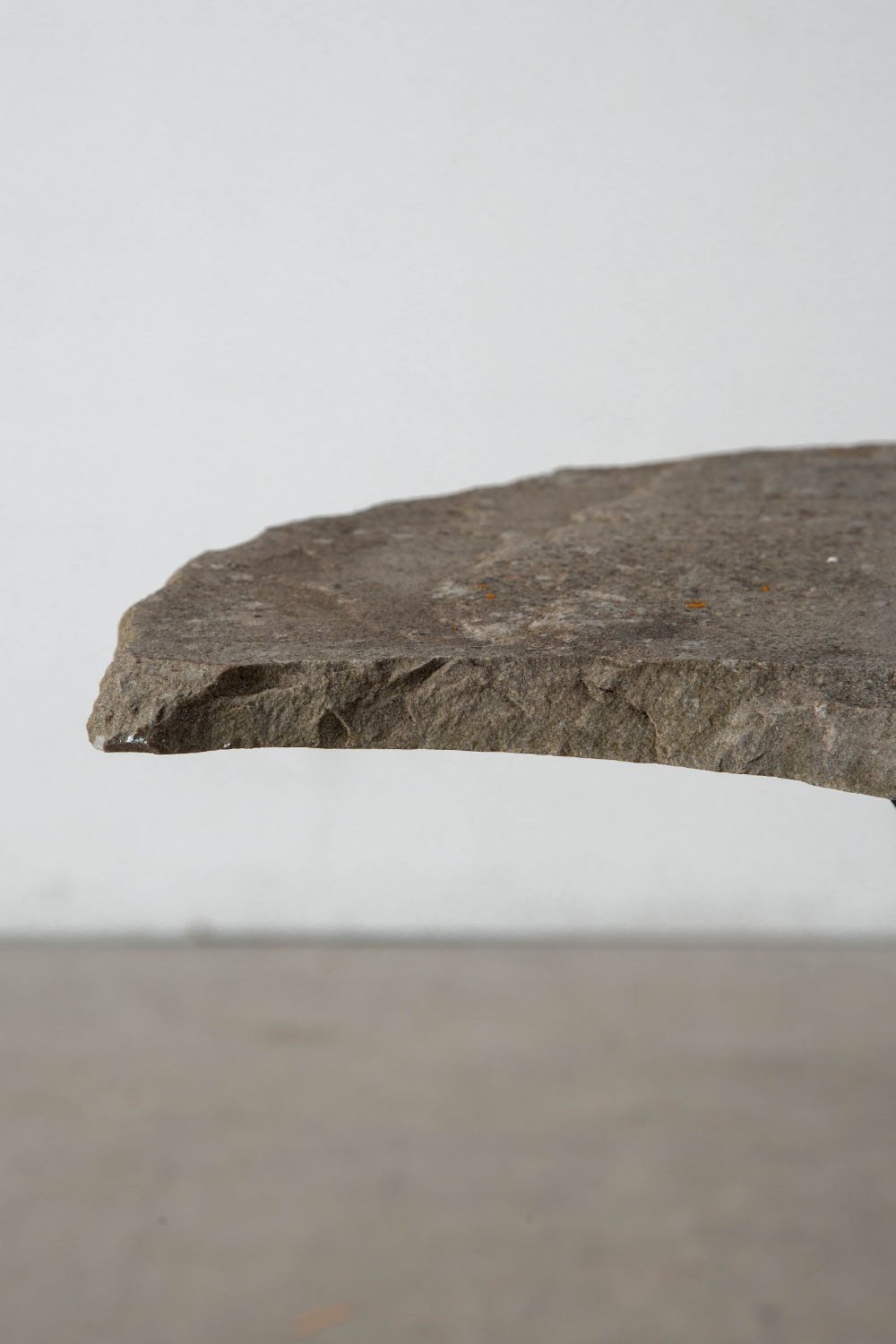 Side Table in Stone and Iron