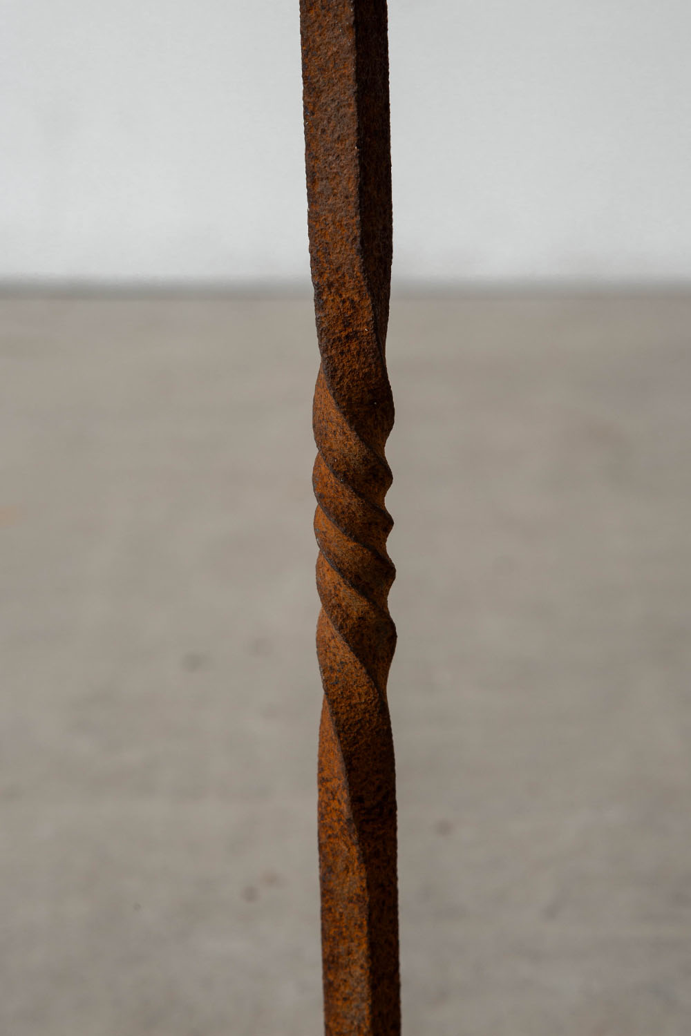 Side Table in Stone and Iron