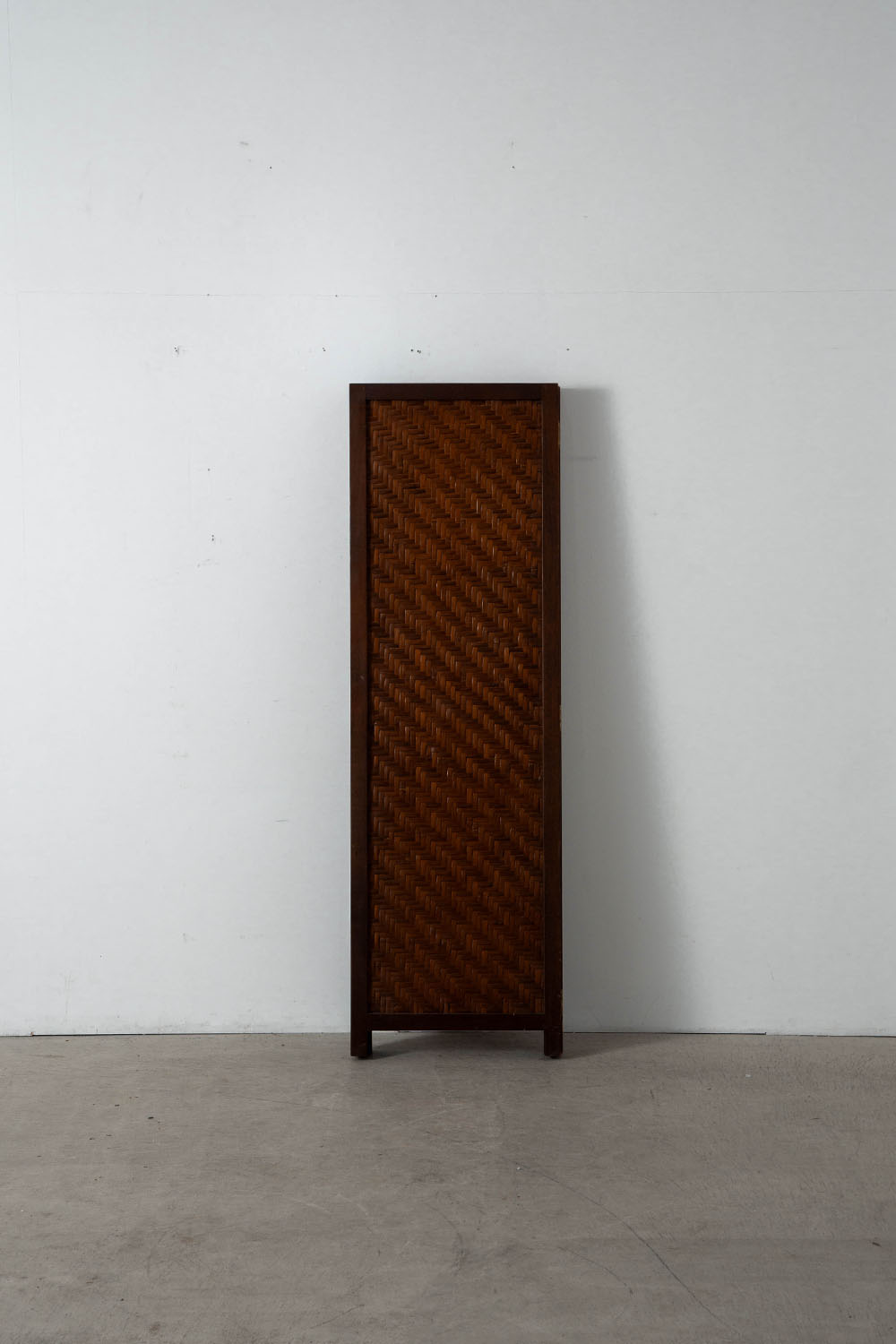 Screen in Wood and Rattan