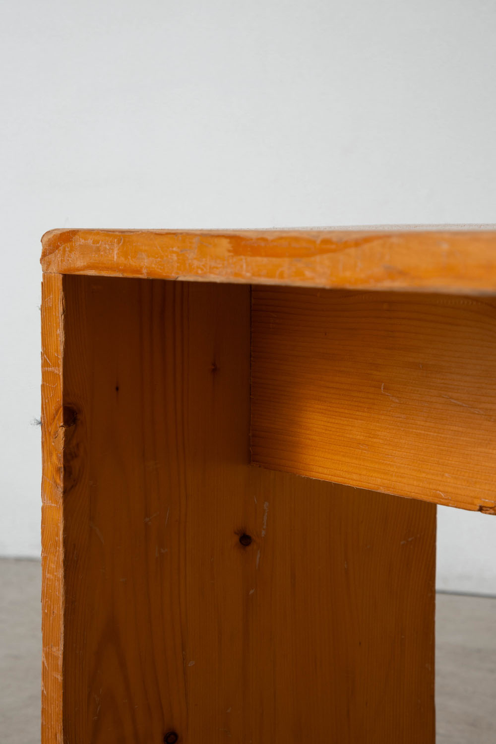 Bench by Charlotte Perriand for Les Arcs in Pine