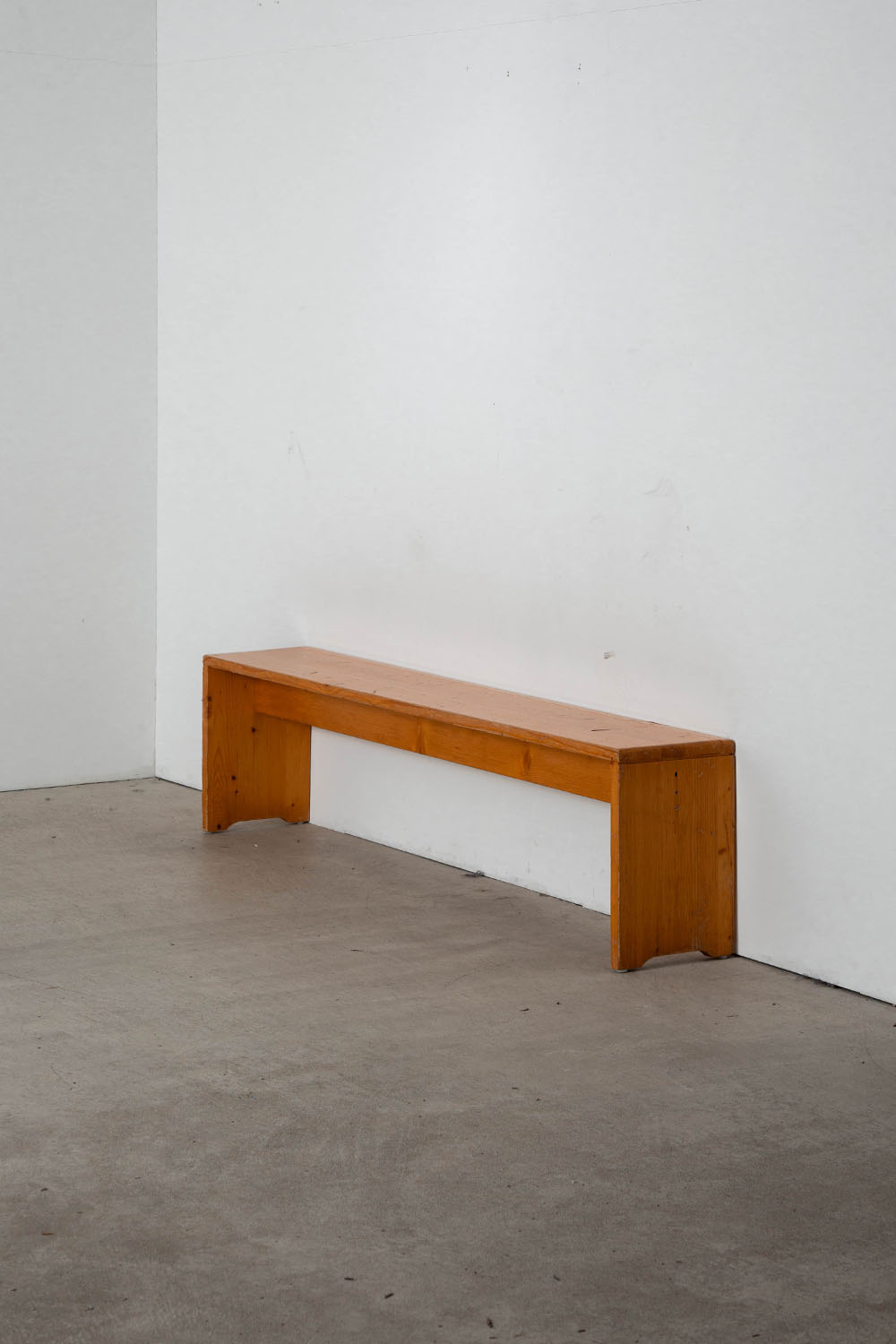 Bench by Charlotte Perriand for Les Arcs in Pine