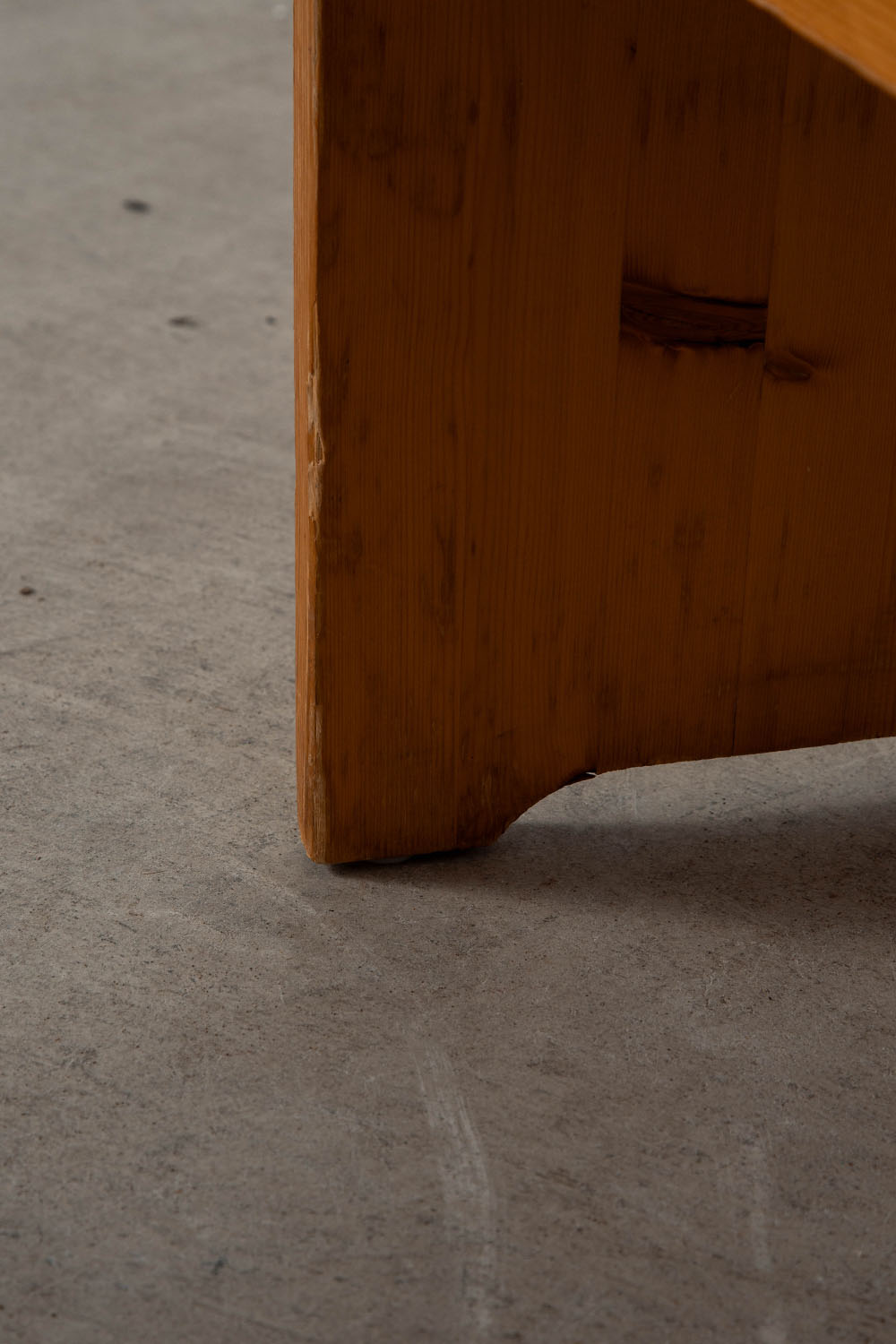 Bench by Charlotte Perriand for Les Arcs in Pine