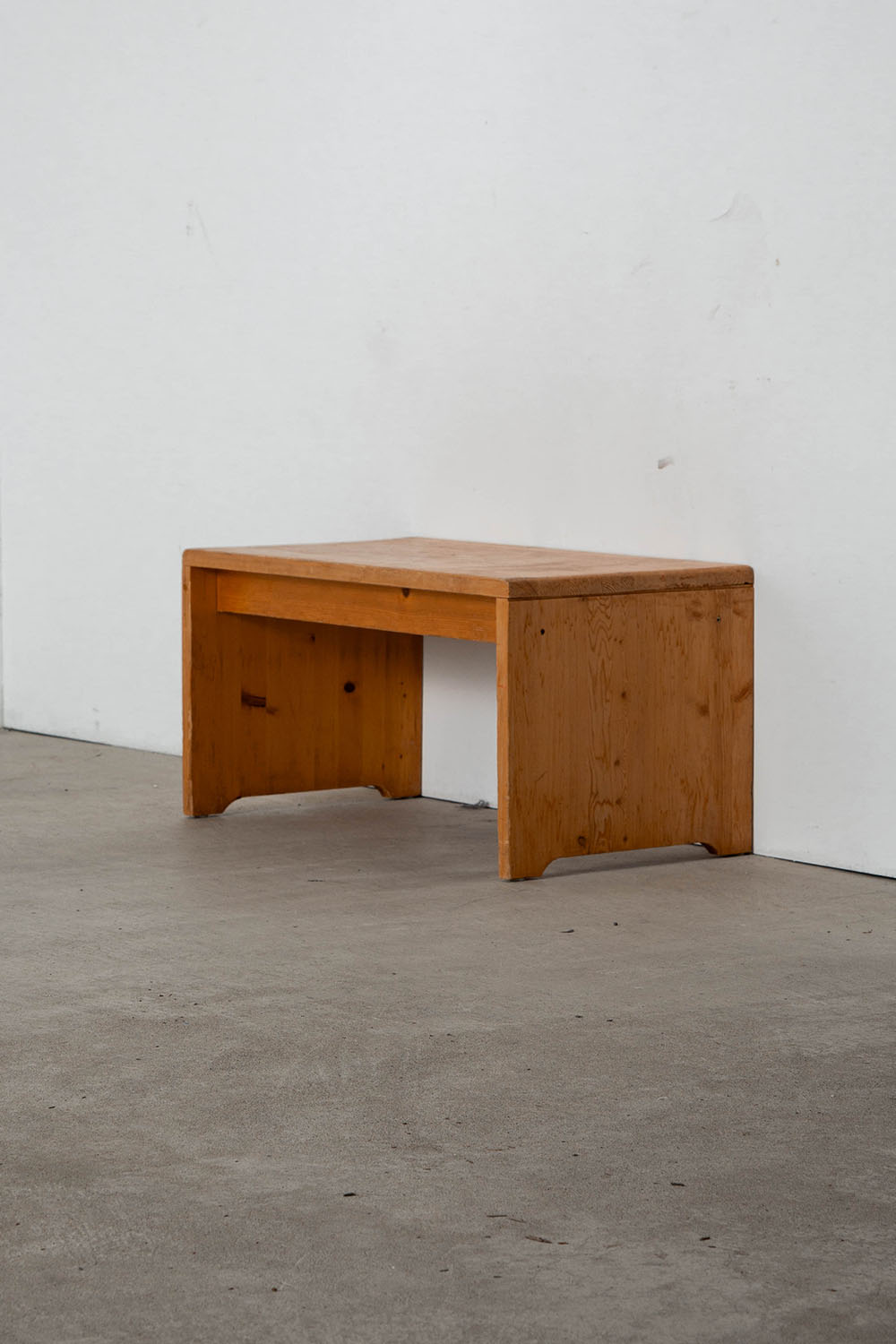 Bench by Charlotte Perriand for Les Arcs in Pine