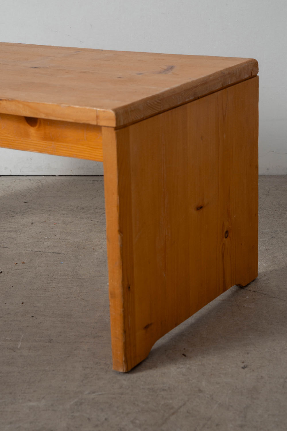 Bench by Charlotte Perriand for Les Arcs in Pine