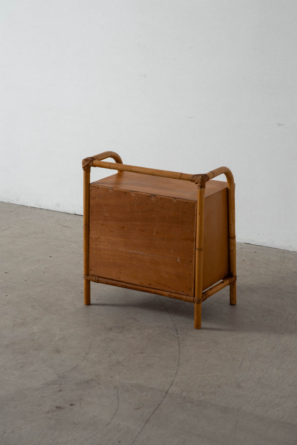 Chest in Wood and Bamboo