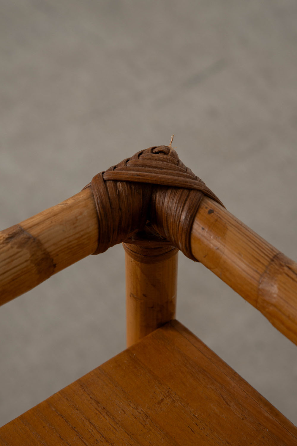 Chest in Wood and Bamboo
