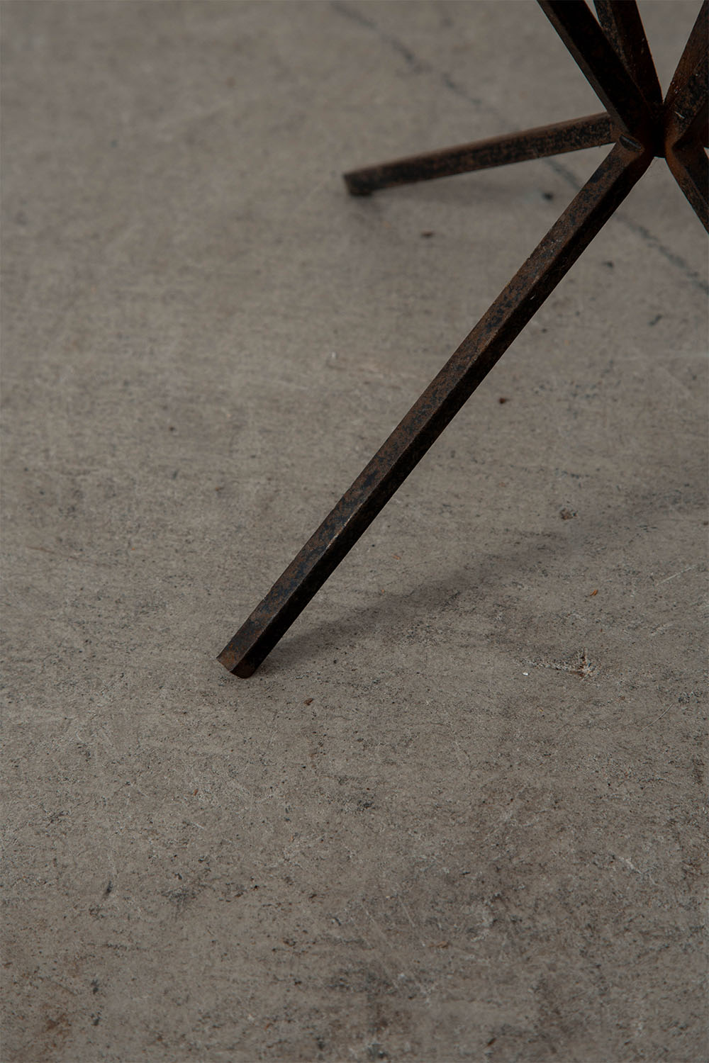 Side Table in Tile and Steel