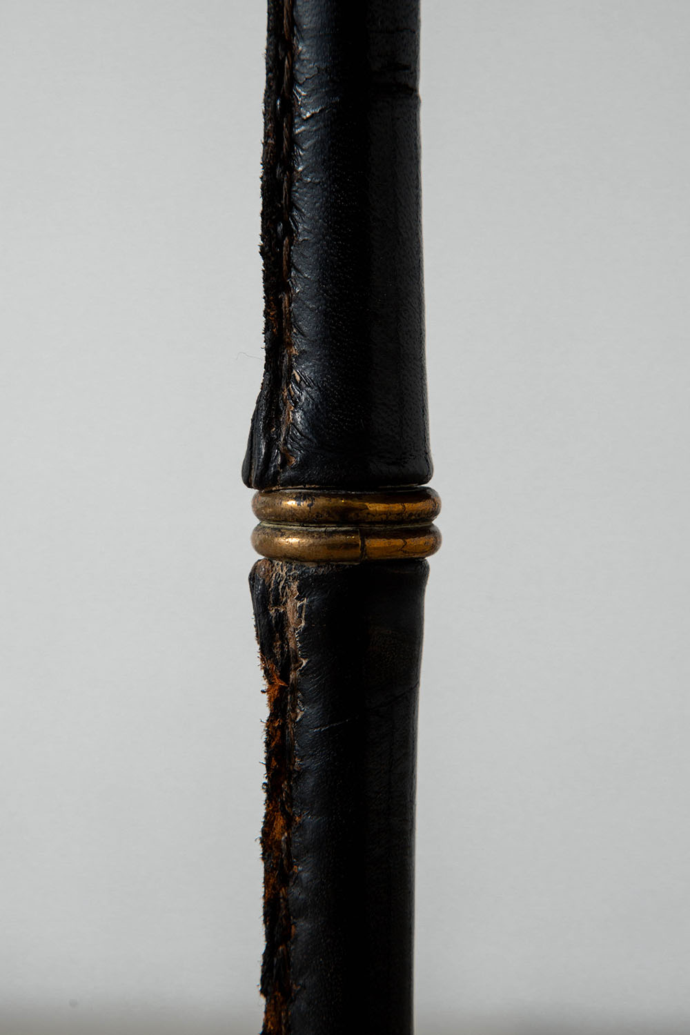 Side Table Set by Jacques Adnet in Wood and Steel