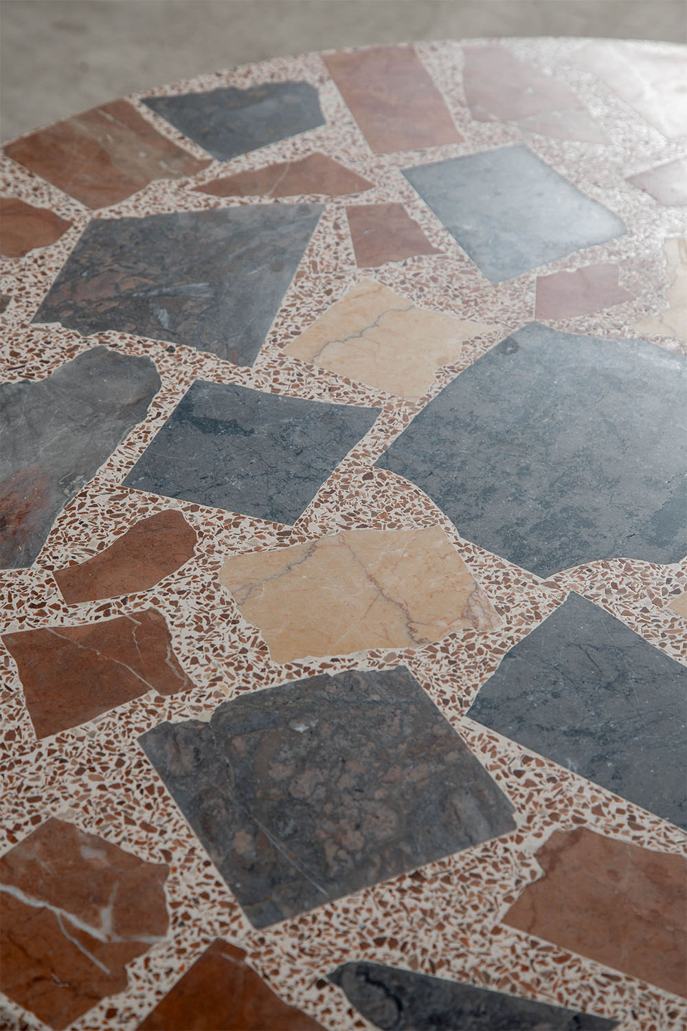 Coffee Table in Terrazzo and Wood