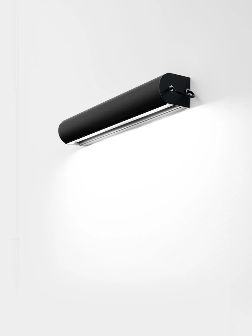 Applique Cylindrique Longue Wall Lamp by Charlotte Perriand for NEMO Anthracite Grey