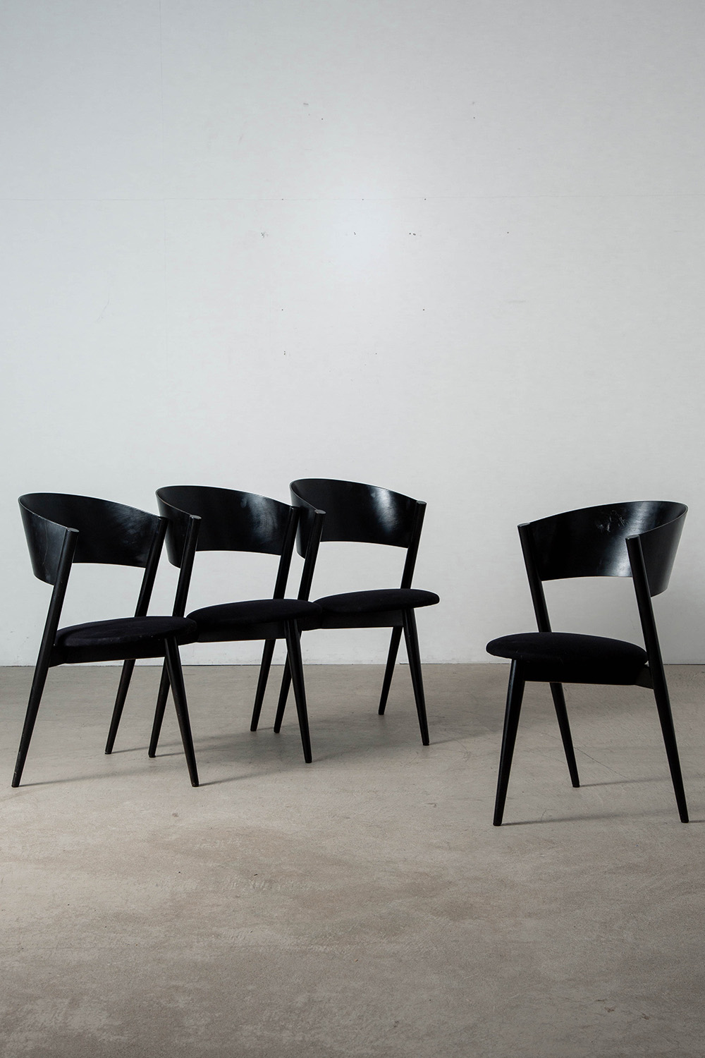 ‘Divina’ Chair by Pete Sans in Wood and Fabric