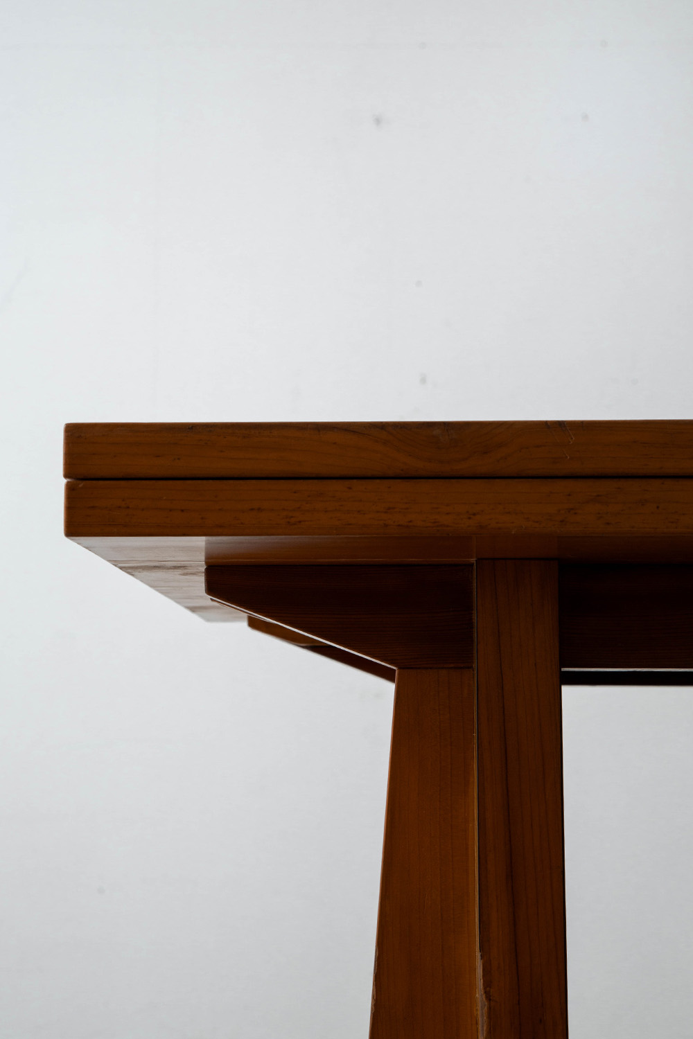 Architectural Extension Dining Table in Wood