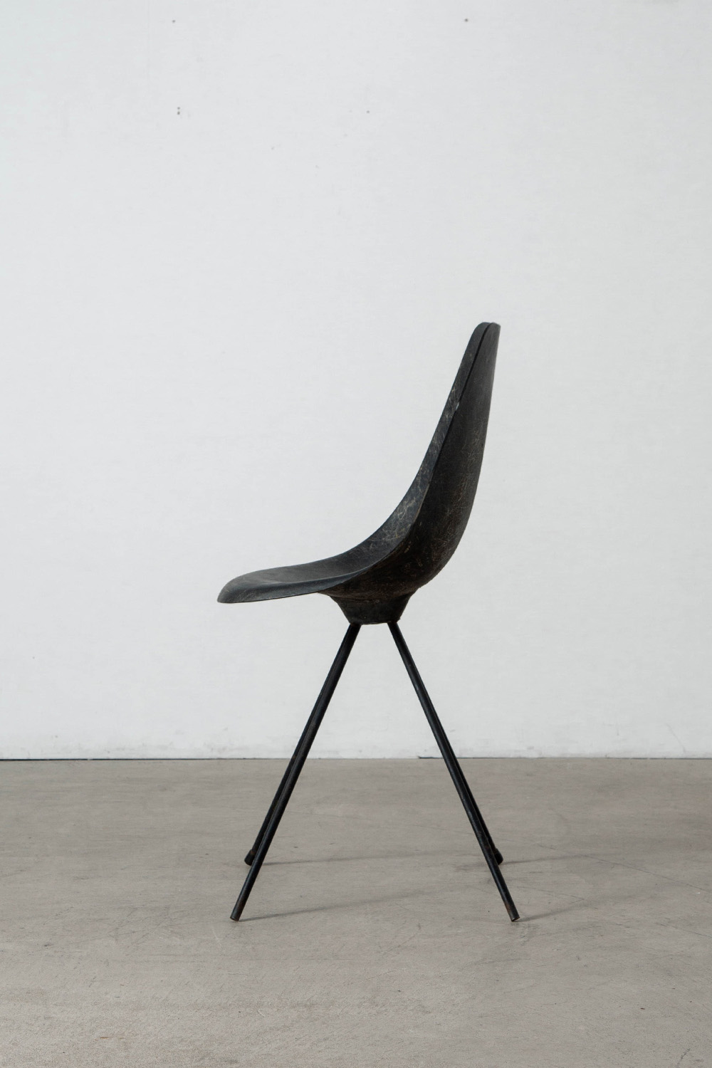 Dining Chair by Jean-René Picard for SETA in Glassfiber and Steel