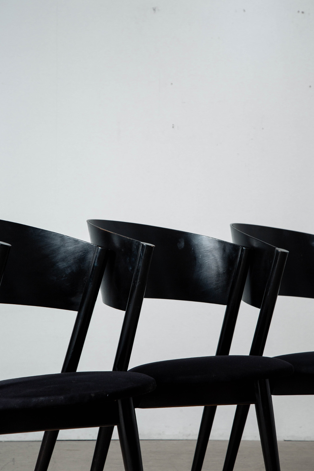 ‘Divina’ Chair by Pete Sans in Wood and Fabric